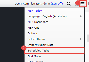 Running the MEX Activator Using Scheduled Tasks